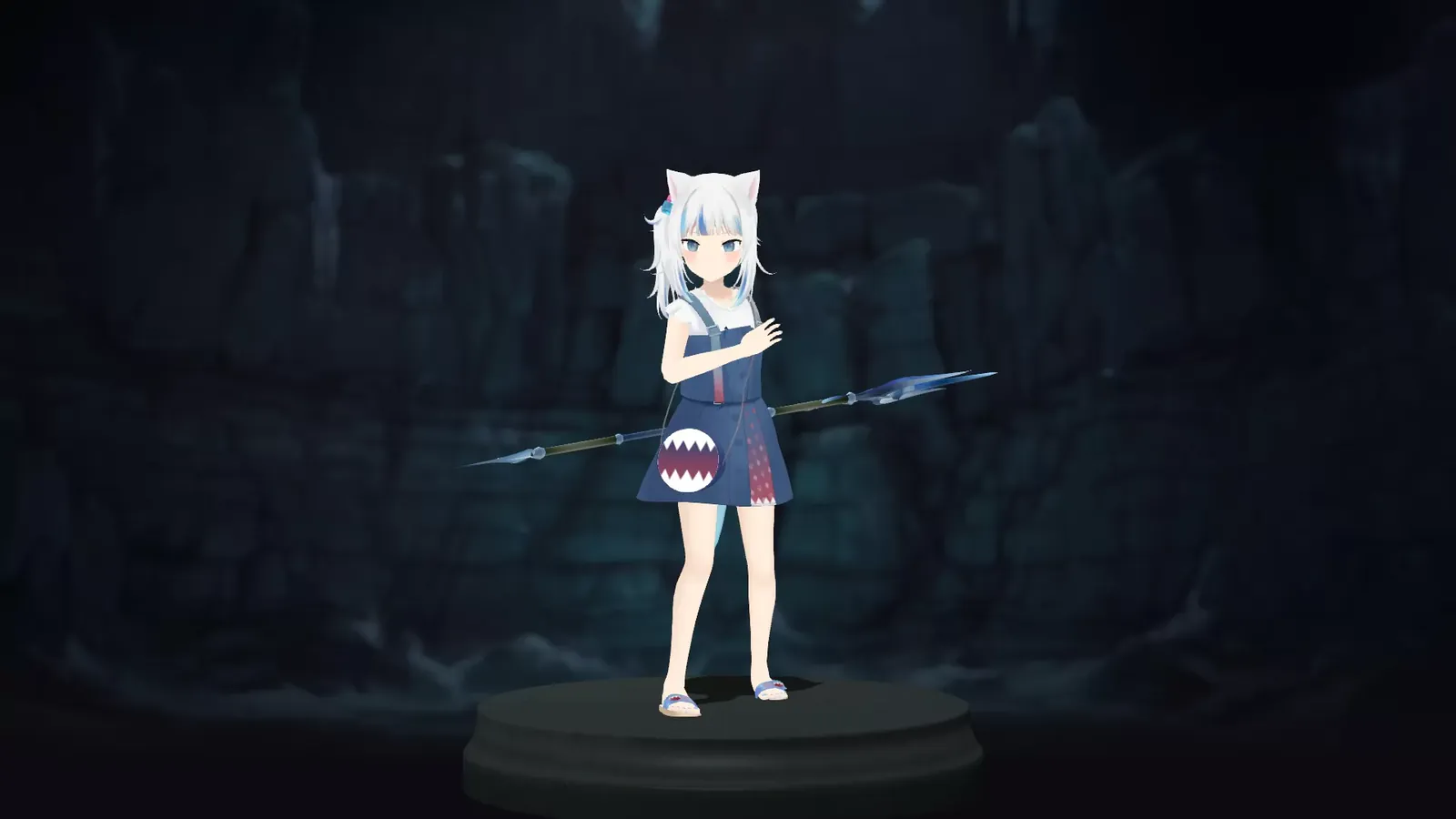 Gawr Gura Anime Axe